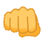 oncoming fist
