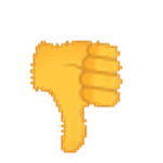 thumbs down