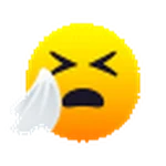 sneezing face