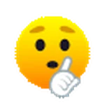 shushing face