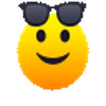 smiling face with sunglasses