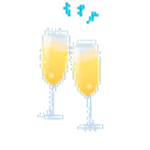 clinking glasses
