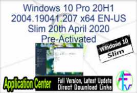 Windows 10 X64 Enterprise 2004 OFF19 en-US JUNE 2020 {Gen2}