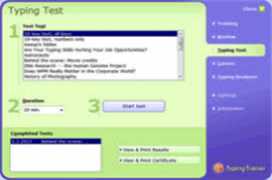 TypingMaster Typing Test