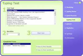 TypingMaster Typing Test