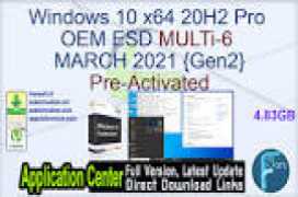 Windows 10 X64 Enterprise 21H1 MULTi-25 MARCH 2021 {Gen2}