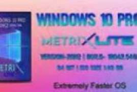 Windows 10 20H2 Ultra Lite X (32 Bits)